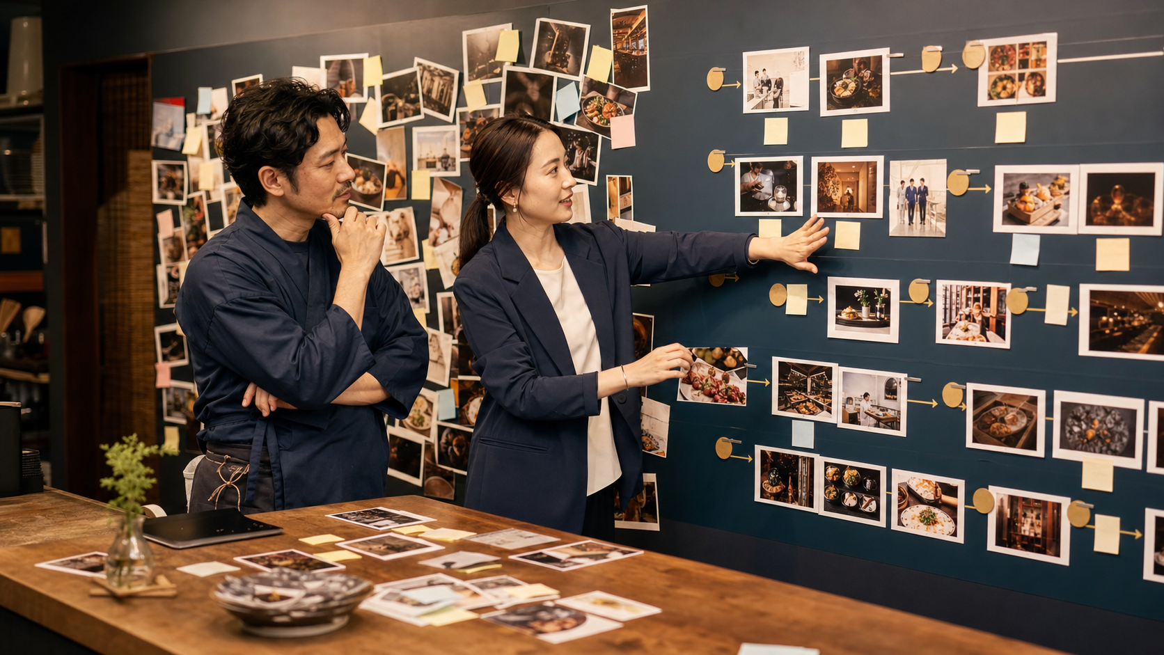 ホームページに載せる情報を整理し、目的に沿った導線へまとめる店舗オーナーと担当者