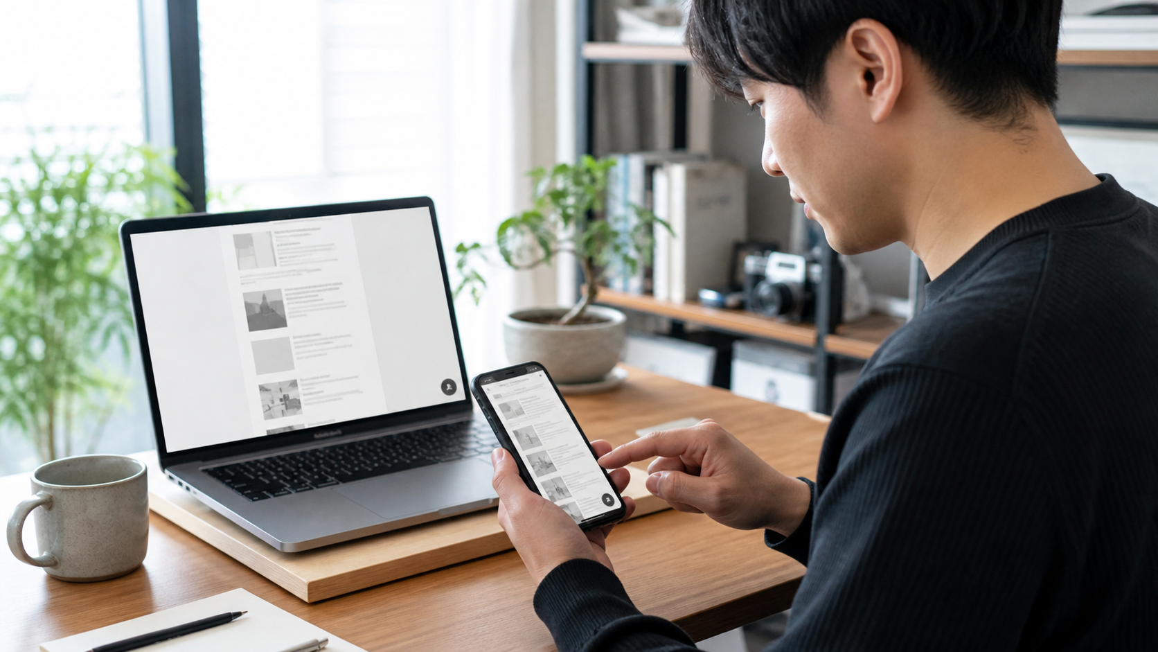 トップへ戻るボタンを実装して確認するWeb制作者